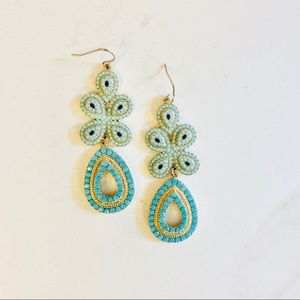 Stella & Dot Turquoise Statement Earrings